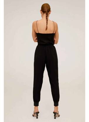 Pantalon larg negru MANGO femeie