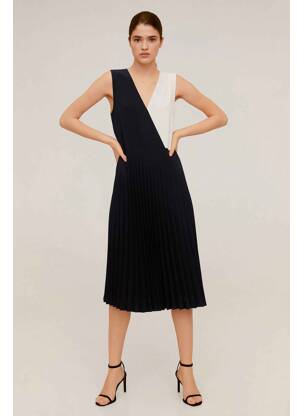 Rochie midi negru MANGO femeie