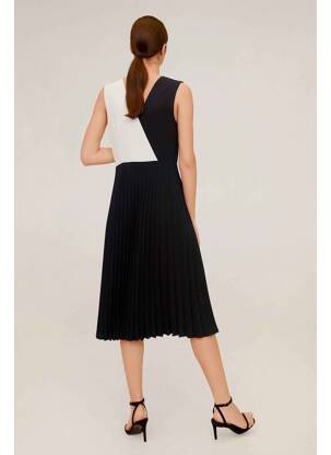 Rochie midi negru MANGO femeie