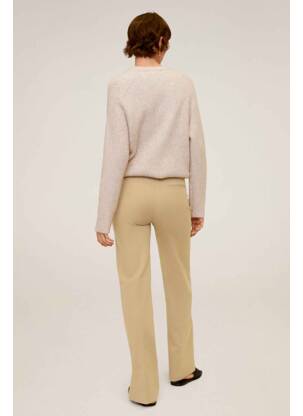 Pantalon chino maro MANGO femeie