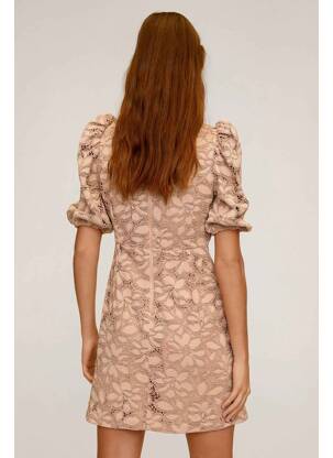 Rochie midi bej MANGO femeie
