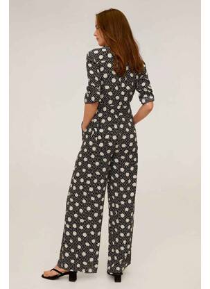 Salopetă-pantalon negru MANGO femeie