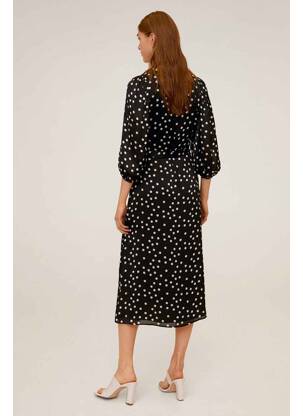 Rochie midi negru MANGO femeie