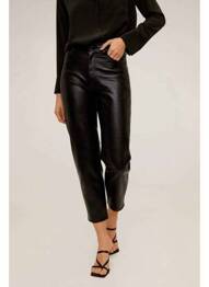 Pantalon 7/8 negru MANGO femme