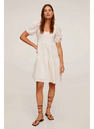 Rochie midi alb MANGO femeie