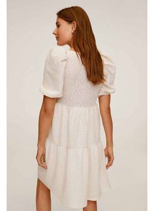 Rochie midi alb MANGO femeie