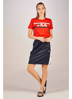 Fustă midi albastru FILA femeie