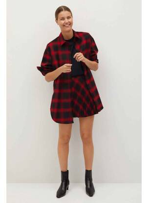 Fustă scurtă roșu MANGO femeie