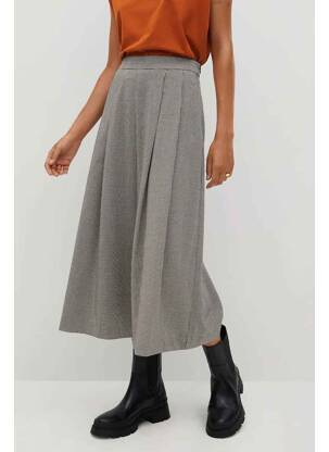 Pantalon trei sferturi gri MANGO femeie
