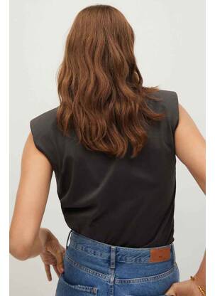 Tricou gri MANGO femeie