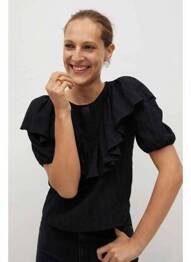Bluză negru MANGO femme