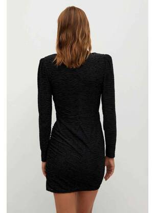 Rochie lungă negru MANGO femeie