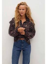 Cămașă negru MANGO femme