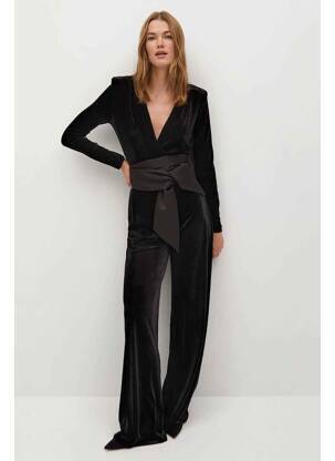 Salopetă-pantalon negru MANGO femeie
