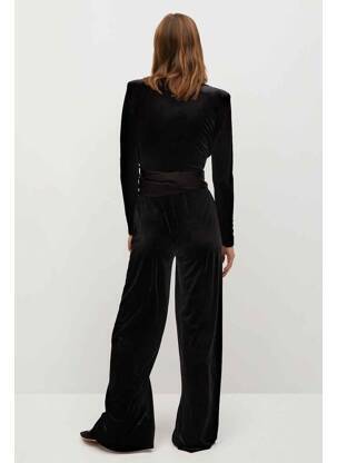 Salopetă-pantalon negru MANGO femeie