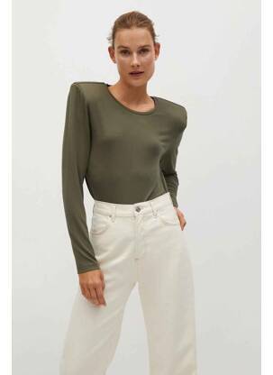 Tricou bej MANGO femeie