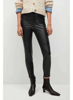 Pantalon slim negru MANGO femeie