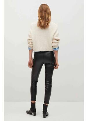 Pantalon slim negru MANGO femeie