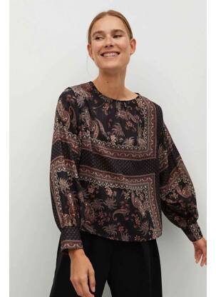 Top negru MANGO femeie