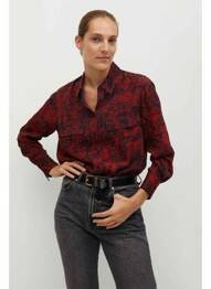 Cămașă roșu MANGO femme