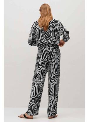 Pantalon drept negru MANGO femeie