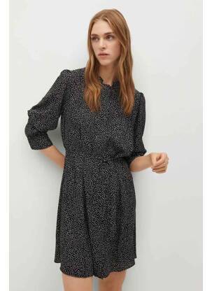 Rochie scurtă negru MANGO femeie