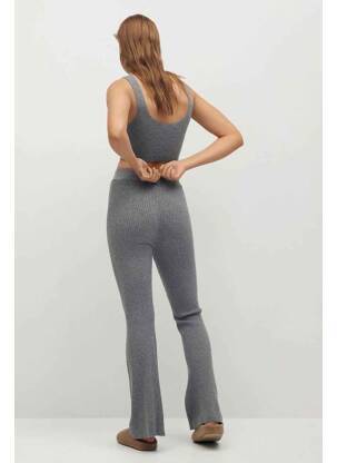 Pantalon evazat gri MANGO femeie