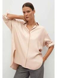 Cămașă roz MANGO femme