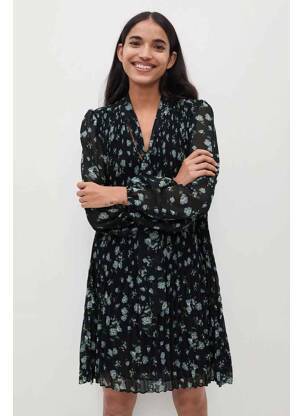 Rochie midi albastru MANGO femeie