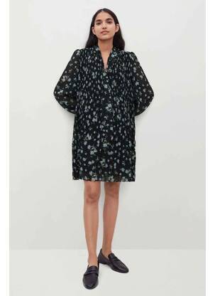 Rochie midi albastru MANGO femeie
