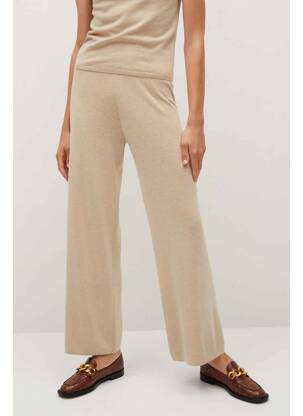 Pantalon larg gri MANGO femeie