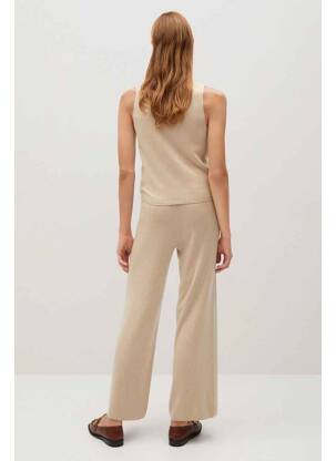 Pantalon larg gri MANGO femeie