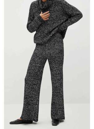 Pantalon drept negru MANGO femeie