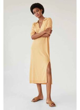 Rochie pulover maro MANGO femeie
