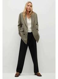 Pantalon chino negru MANGO femme