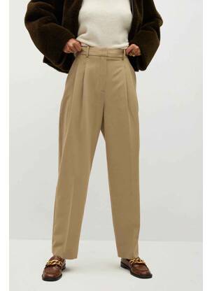 Pantalon drept maro MANGO femeie