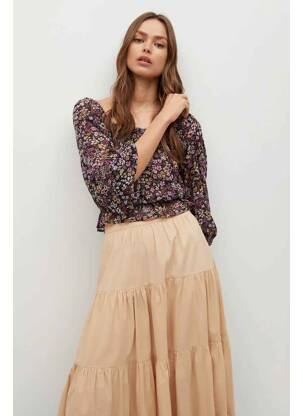Top negru MANGO femeie
