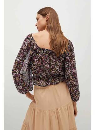 Top negru MANGO femeie