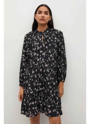 Rochie scurtă negru MANGO femeie