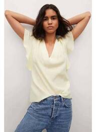 Top galben MANGO femme