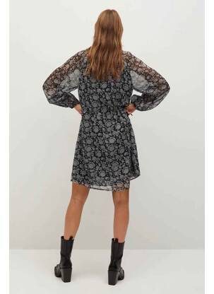 Rochie midi negru MANGO femeie
