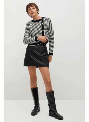 Fustă scurtă negru MANGO femeie