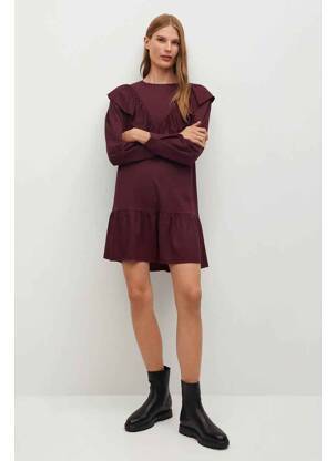 Rochie midi violet MANGO femeie