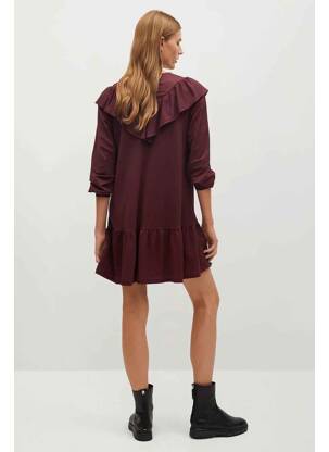 Rochie midi violet MANGO femeie