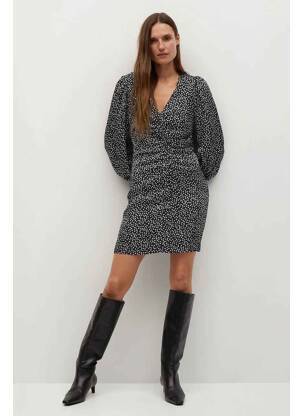 Rochie scurtă negru MANGO femeie
