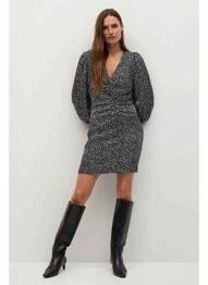 Rochie scurtă negru MANGO femme