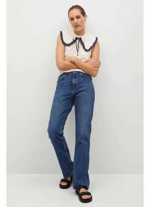 Pulover bej MANGO femeie