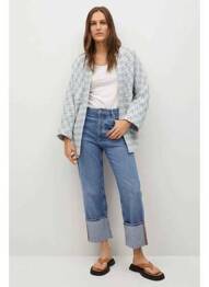 Jachete casual albastru MANGO femme