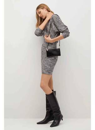 Rochie midi negru MANGO femeie