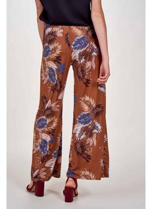 Pantalon drept bej TERRA DI SIENA femeie